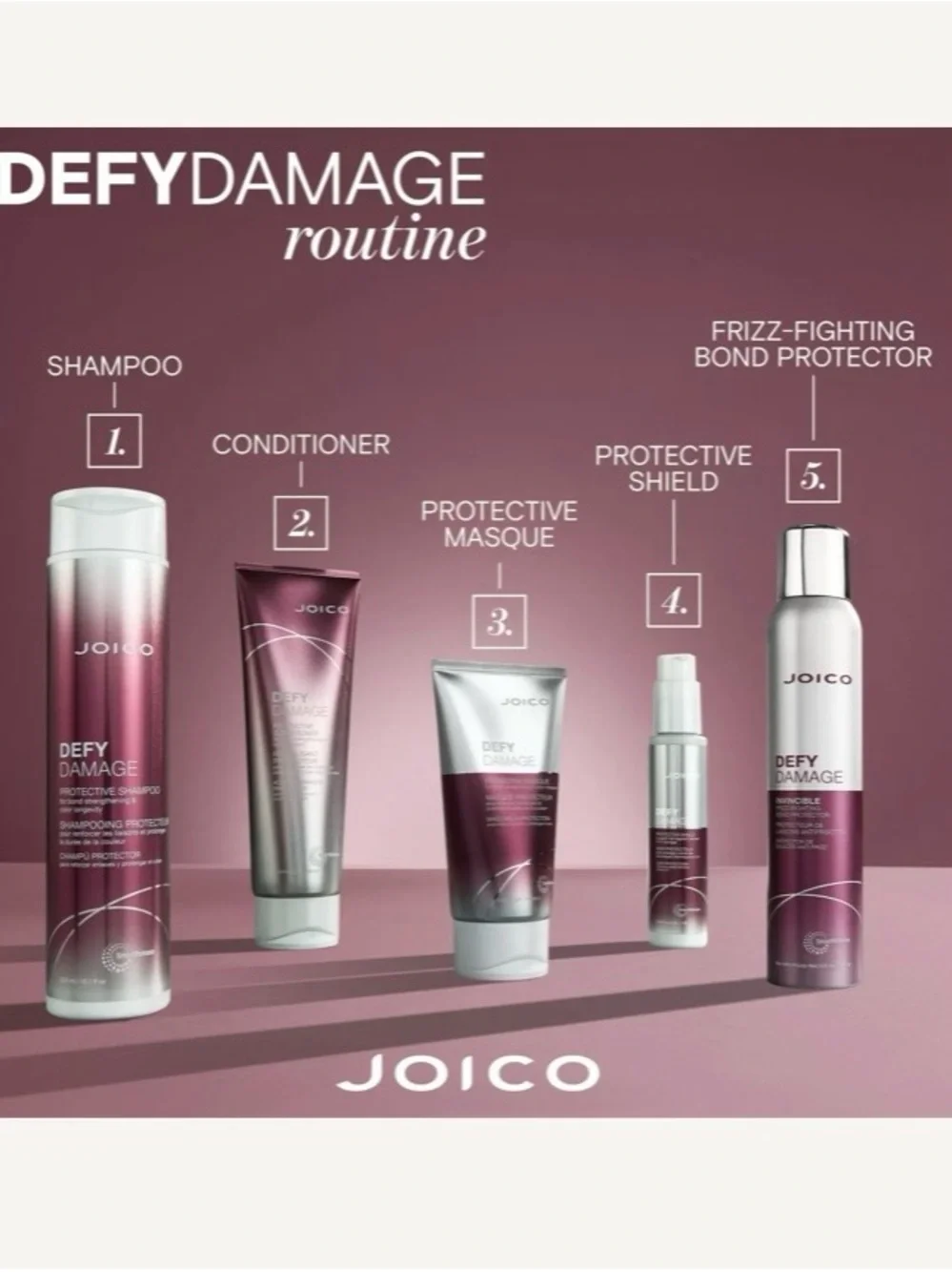 Joico Defy Damage Protective Shampoo, 1.7 fl. oz., Brand New